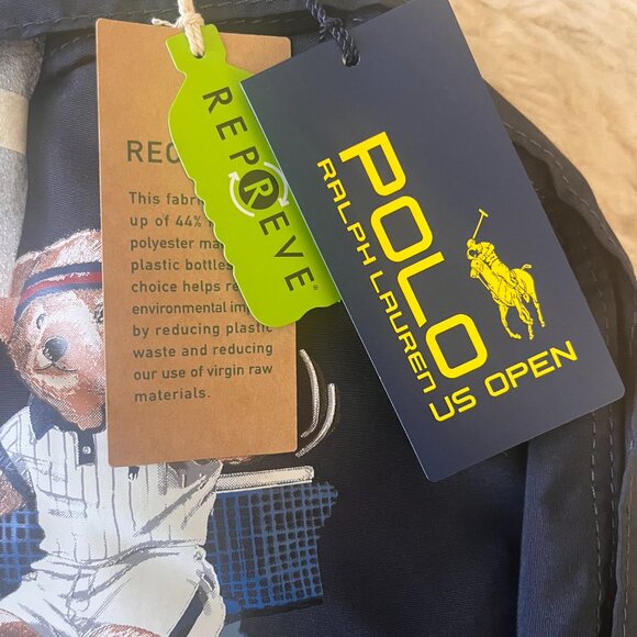 Vintage Polo Ralph Lauren US Open Polo Bear Backpack NWT - Picture 5 of 5